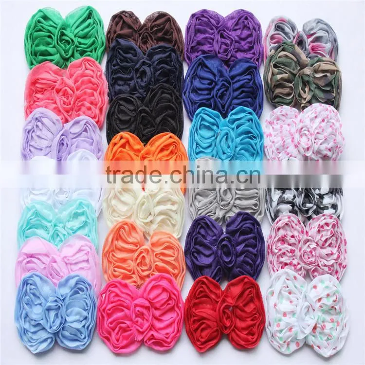 shabby flowers , shabby chic bow , wholesale hair bows