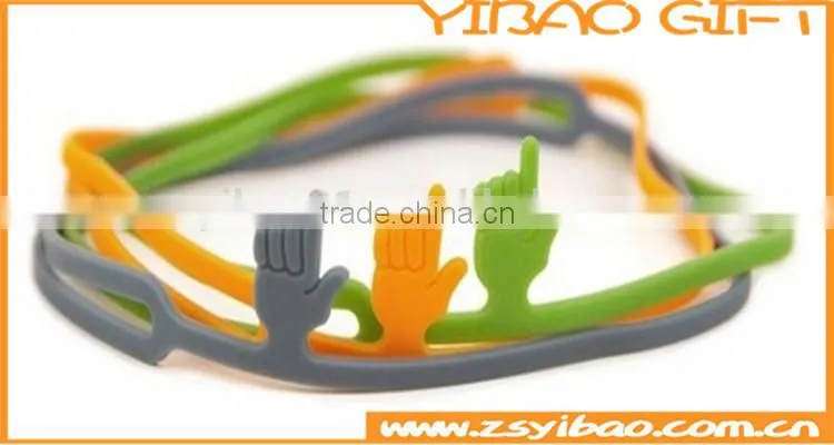 Fashion Silicone Fingerprint Bookmark