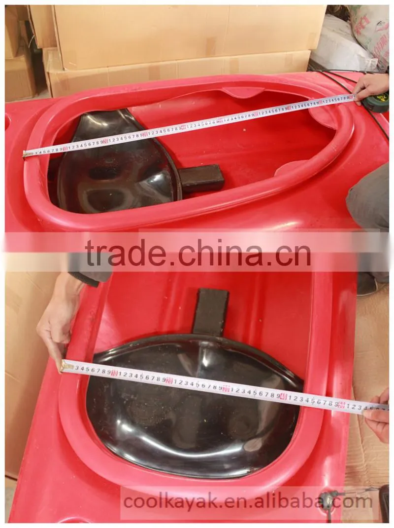 5.0m white water single sit in plastic sea kayak wholesale made in China