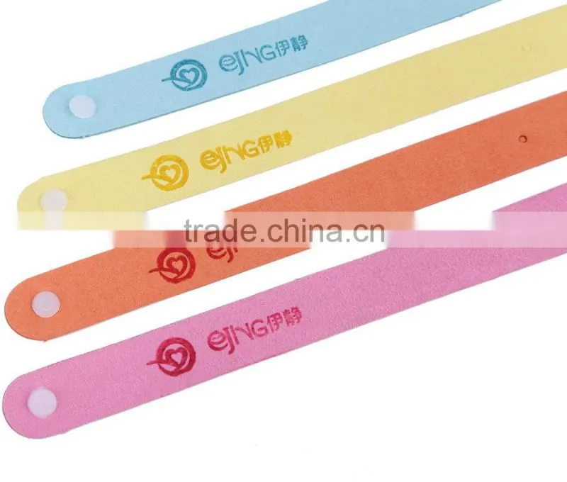 J217 colorful printed LOGO custom wristbands wholesale anti mosquito bracelet