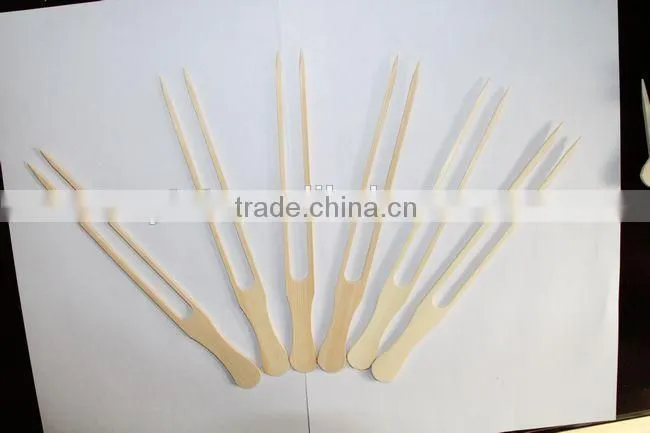 Flower fruit bamboo fork