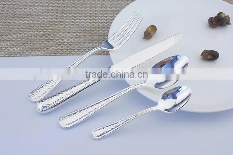 silver plated/24K Gold plated flatware cultery set 8026