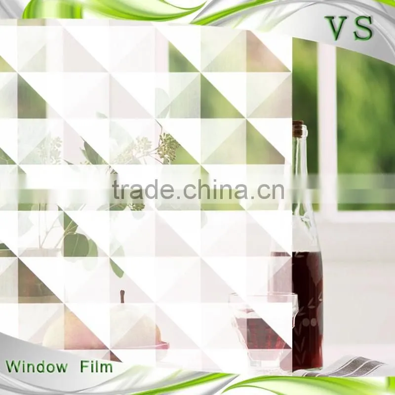 new design white triangle PET gradation film vars window tint tinted plastic roofing sheet