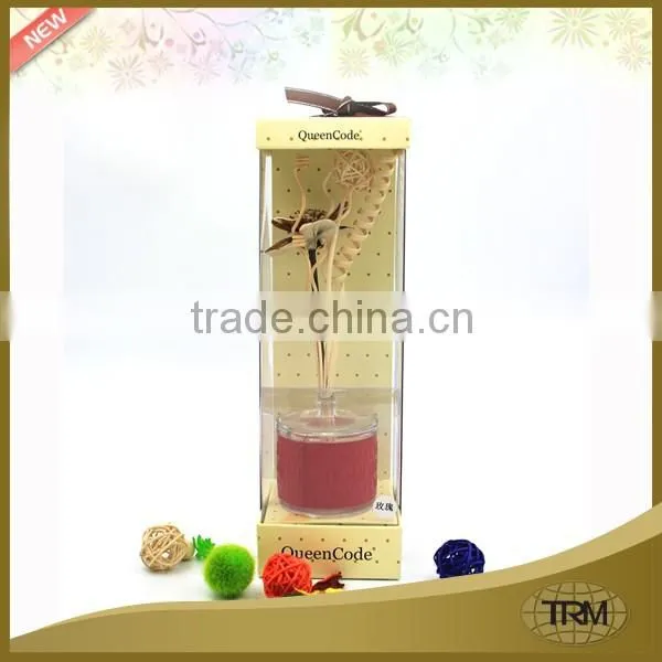 LEATHER WRAPPED wholesale reed diffuser for home decoration