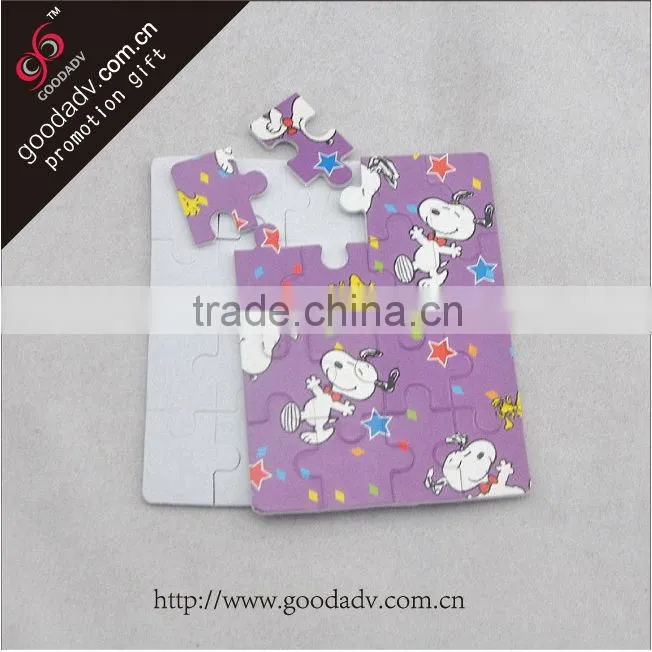 New arrive promotional item Custom Printing picture puzzles games for Kids