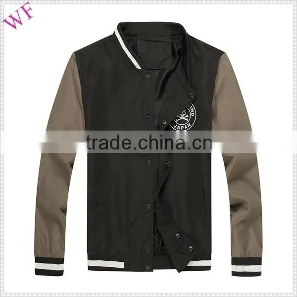 OEM cheap designer brand name men's autumn jacket