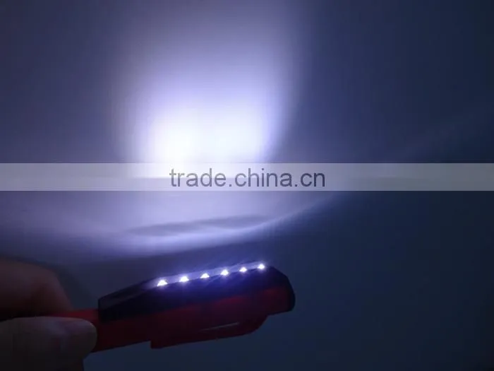 led working light magnetic led flashlight, magnetic emergency torch light, car flashlight torch emergency light