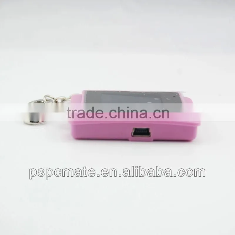 Pink color mini digital photo frame keyring