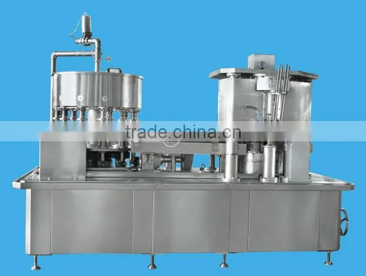 Siemens PLC+Touch screen round glass bottles rinser /washing machinery