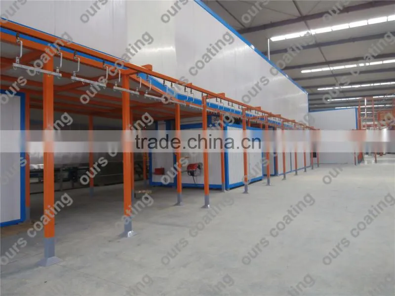 Customized Automatic Powder Coating Production Line for Sale
