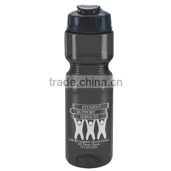 BPA free 840ml/28oz PET clear sport bottle