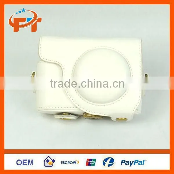 Leather Camera Case Bag for Casio EXILIM EX-ZR1000 Digital Compact Camera