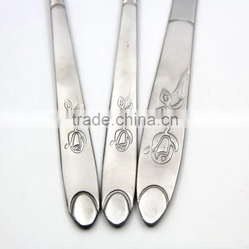 LBY hot-sale stainless steel cutlery & tableware & flatware for hotel