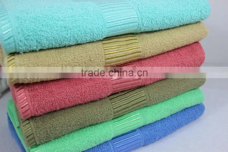 buy direct from china manufacturer best cotton bath towels with dobby