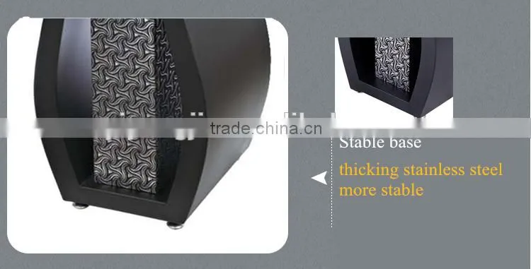 unique shaped hotel lobby dustbin indoor cleaning tools trash bin