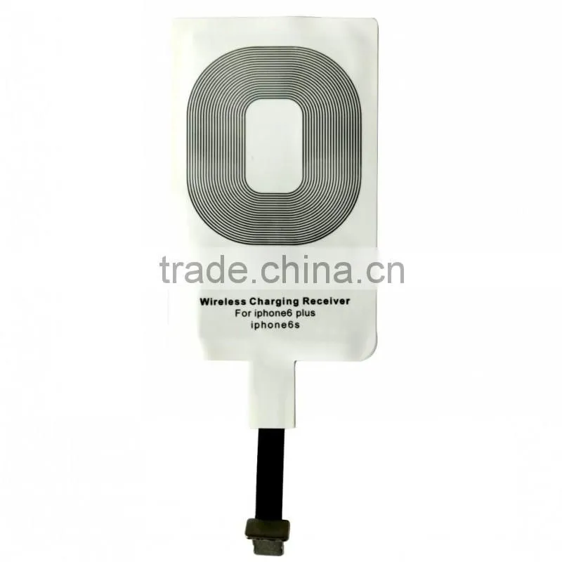 Qi Wireless Charger Receiver for Apple iPhone 6 plus/6s Plus/lighting usb