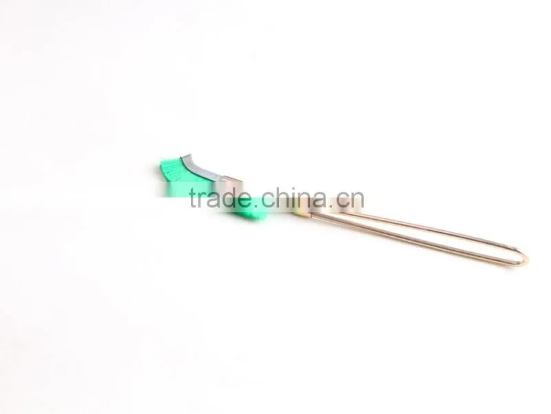bent hand scratch brushes with handle, length 245 mm or 9 3/5"
