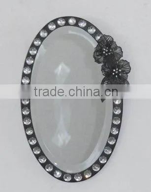 100710EA-acrylic diamond framed mirror