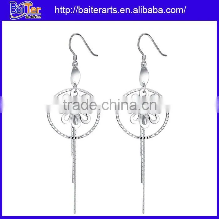 Best Seller ! Wholesale Fashion .925 Sterling Silver Star Earrings