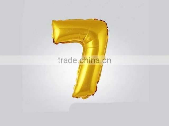16 inches Foil number balloon,alphabet Balloons