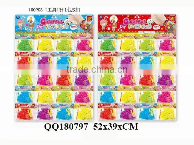 DIY loom bands set fashion loom band set rubber loom bands
