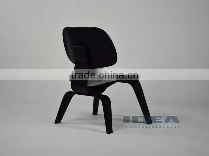 Replica Charles Plywood Lounge Chair - Black Color