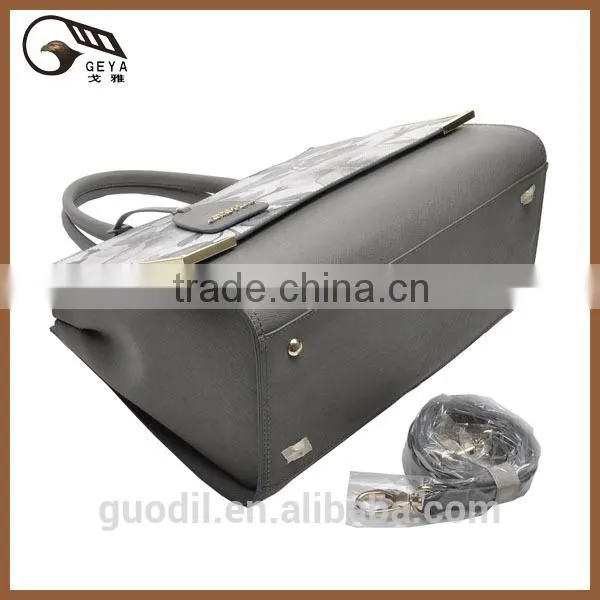 Latest brand design handbag tote style lady bag with high quality hardware