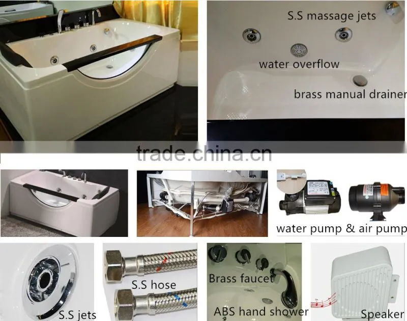 american standard whirlpool bathtubs,portable massage bath,spa chinese
