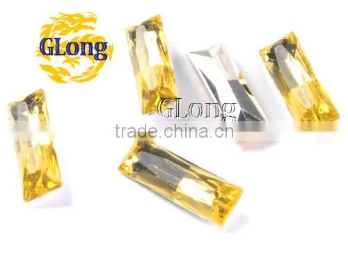7*21mm Acrylic Point Back Rectangular Mix Color Bling Rhinestone&Crystal For Stylish Bags Garment Shoes #GY014-21P(Mix-s)