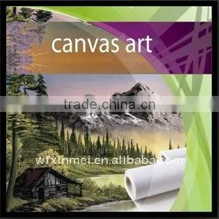 44'' PURE COTTON CANVAS FOR SOLVENT cheap stretched canvas