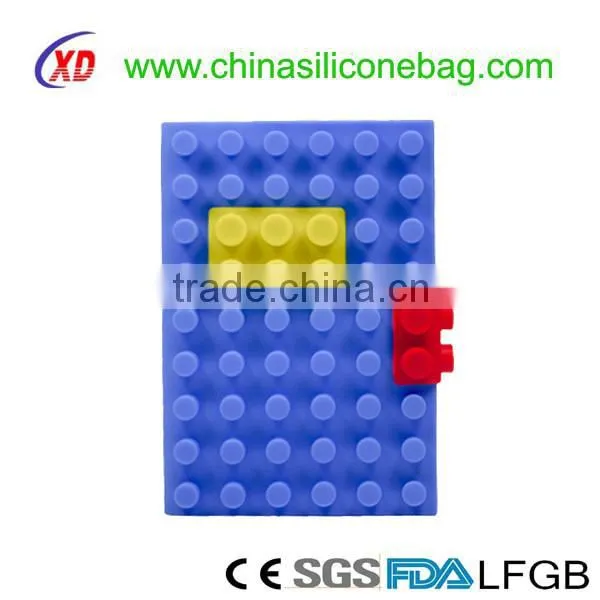 Cheap promotion gift soft school silicon notebook cover