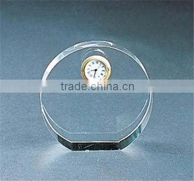 Wholesale Crystal Round Clock Weeding Gift