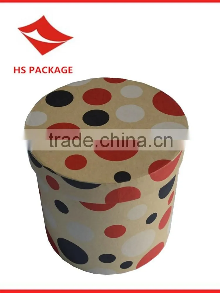 nested kraft round box