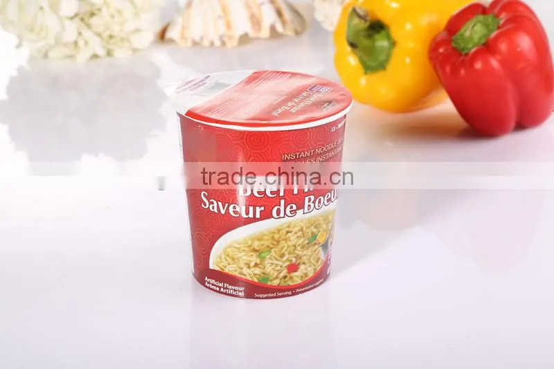 65G Bulk Cup Noodles Halal Instant Chinese noodle Ramen Noodle
