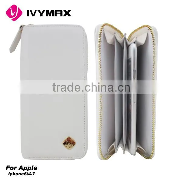 PU wallet case for iphone 6s cellphone accessory