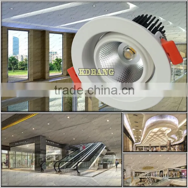 High brightnees Epistar chip 10w 2015 cob led downlight