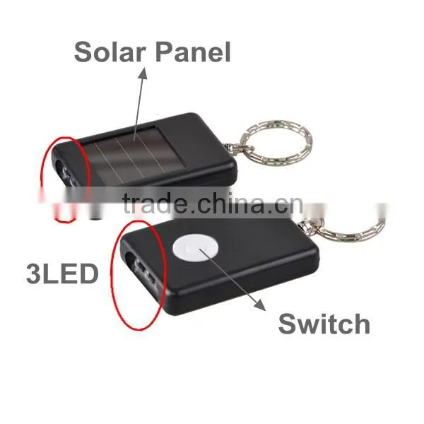Mini 3LED Solar Power Flashlight