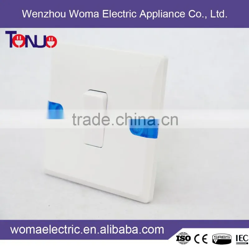 Modern electrical decorative wall switch and socket