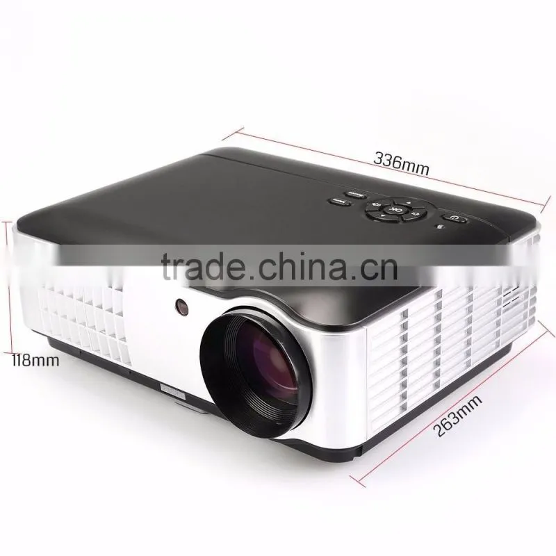 New 5.8 Inch LCD High Resolution WXGA 1280x800 Support 1080P 2800 Lumens LED Mini Proyector Tv