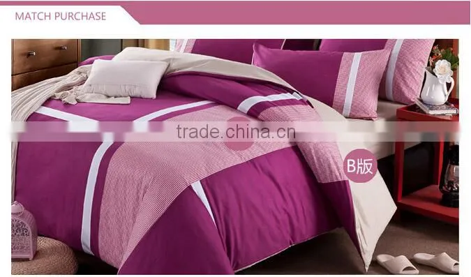 2015 fashion handmade chinese 100% cotton bedding set/fitted sheet