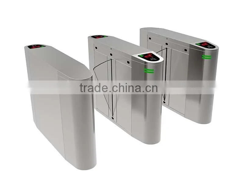 Automatic Access Control Pedestrian Flap Barrier Gate for Top Buildings