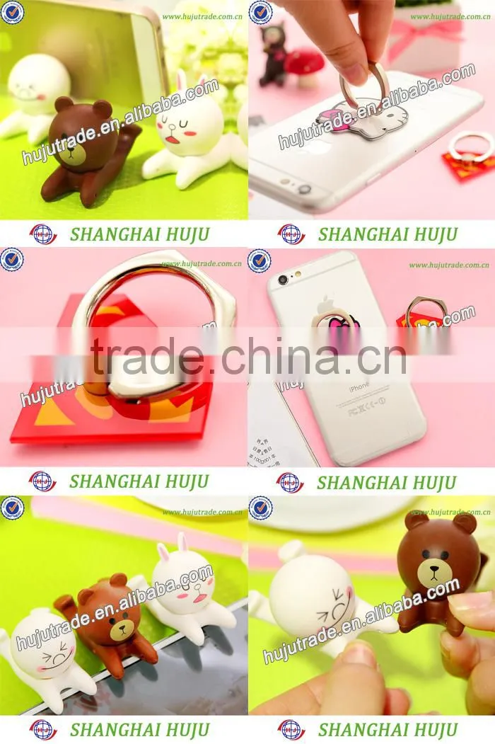 Ring holder for mobile phone with cute design for girls