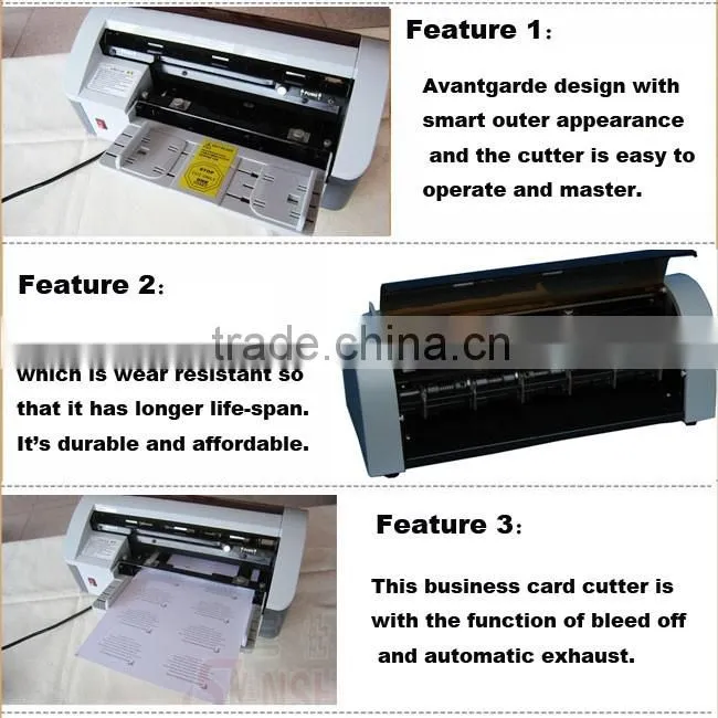 SSB-001 A4 Semi-Automatic Business Card Cutter (90 x 54mm)