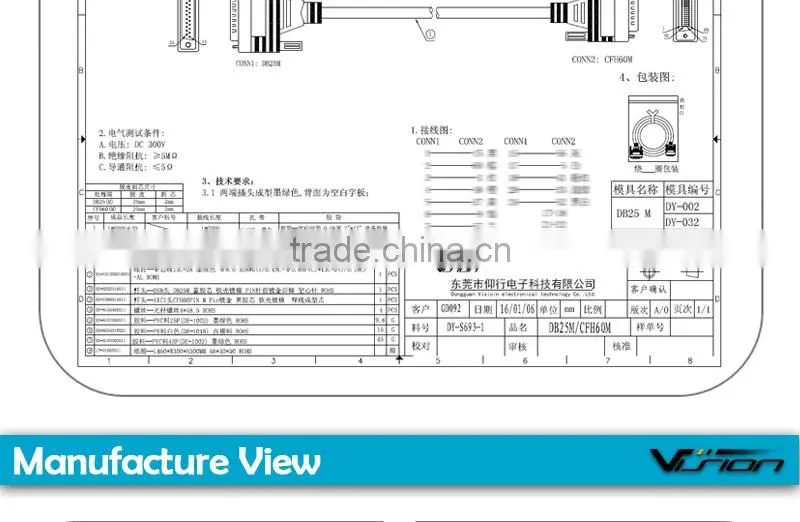 3m length CAB-232MT for Juniper RS232 DTE cable