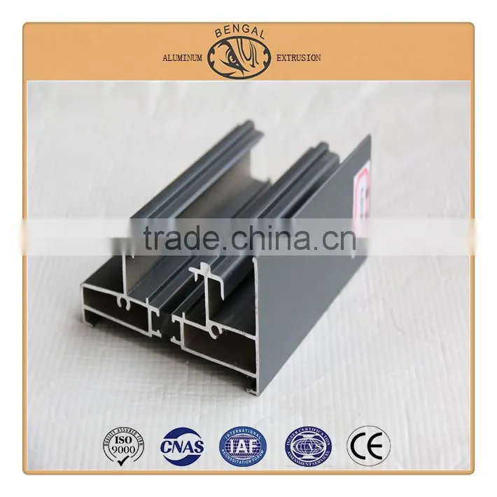 Two Tracks Aluminum Heat Insulation Sliding Window Profiles