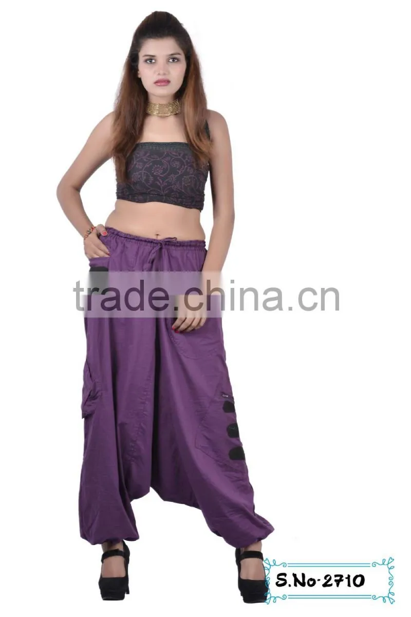 2710 Alibaba Pants summer trousers Supplier fashion cotton pant cotton baggy pants cotton pants women sarouel indien