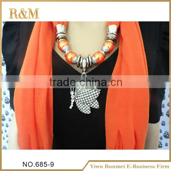 Most popular high safety jewelry pendant scarves for wholesale