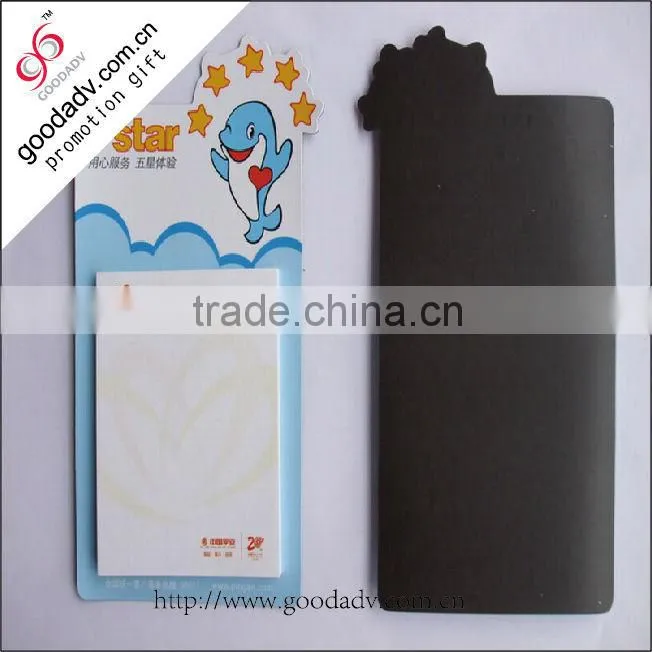 Promotion magnetic fridge stickers / note pad fridge magnet / fridge magnet note pad