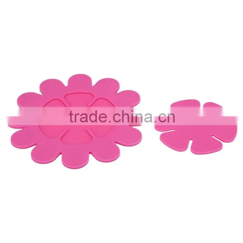 Flower Shape Coasters Silicone Placemat