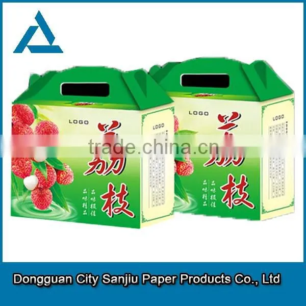 China Ecofriendly custom printed Shipping CMYK Color Box manufacturer